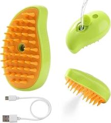 Greenart Buharlı Kedi Ve Köpek Tarağı, Buharlı Kedi Köpek Tüy Toplama Tarağı, Evcil Hayvan Kedi Köpek Masaj Tarağı