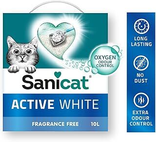 Sanicat Active White Topaklanan Kedi Kumu (Kokusuz) 10L