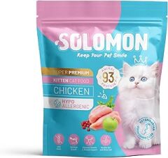 Solomon Kitten Yavru Tavuklu Süper Premium Kedi Maması 1,5 Kg - Hipoalerjenik - Düşük Tahıllı