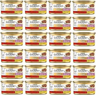 Gourmet Gold Çifte Lezzet Sığır Etli & Tavuklu Yaş Kedi Maması (24 x 85 gr)