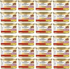 Gourmet Gold Çifte Lezzet Sığır Etli & Tavuklu Yaş Kedi Maması (24 x 85 gr)