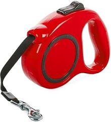 gobypet always the best Makaralı Tasma, 5 Metre İp Otomatik Tasma, Otomatik Şerit Köpek Gezdirme Tasması, Köpek Tasması, Otomatik Makaralı Tasma, Tuş Kontrollü Makaralı Tasma, Tasma (kırmızı)