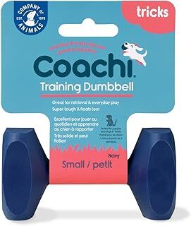 Company of Animals Coachi Training Dumbbell, yüzer, geniş atma, klasik alım oyuncağı, av köpeği ve köpek yavrusu eğitimi. Köpek aksesuarı, çok sağlam ve dayanıklı, küçük köpekler ve yavru köpekler için