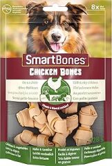 Smartbones Chicken Mini Küçük Boy Tavuklu Kemik 8'li, 128 Gr Köpek Ödülü