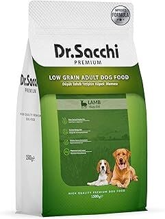 Dr.Sacchi Premium Düşük Tahıllı Kuzu Etli Yetişkin Köpek Maması 1,5 Kg