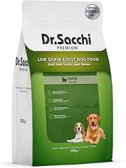 Dr.Sacchi Premium Düşük Tahıllı Kuzu Etli Yetişkin Köpek Maması 1,5 Kg