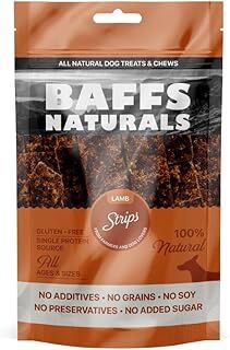 Baffs Naturals Kuzu Et Çubuk 100% Doğal Köpek Ödül Maması 100 gr (100 Gr x 1 Adet)