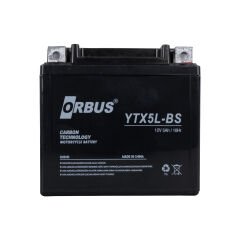 YTX5L-BS 12V 5A MOTOSİKLET AKÜSÜ (114 X 70 X 106 MM) (1.8KG)