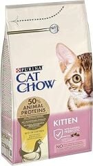 PURINA CAT CHOW Kitten Tavuklu Kuru Kedi Maması, Yavru Kedi, 1.5 kg