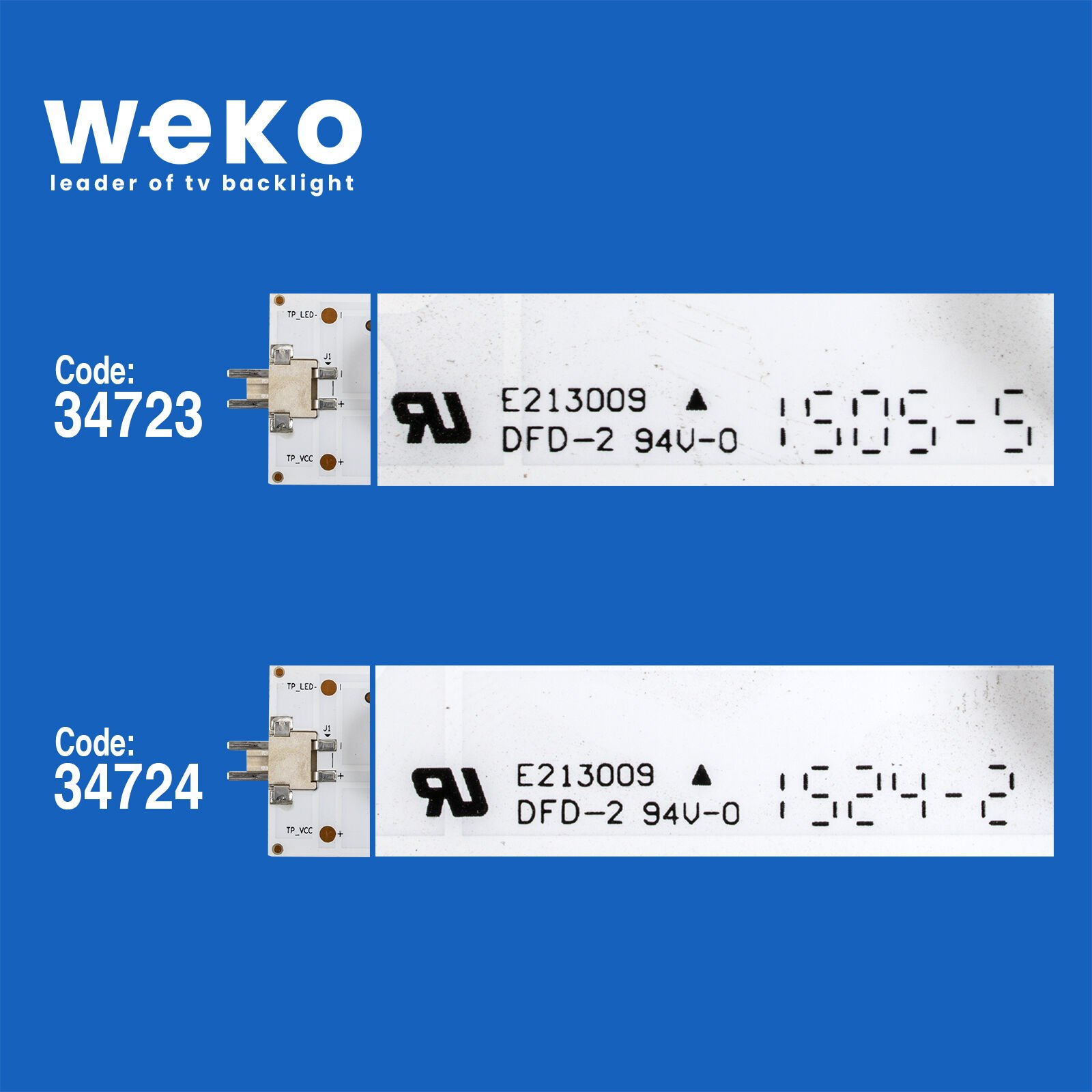 5040 34723X6 34724X6 ARCELİK_49_ATHENA_6X6+6X6_2121C_6S1P_NH 12 ADET LED BAR(ÇIKMA ORJİNAL)