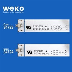 5040 34723X6 34724X6 ARCELİK_49_ATHENA_6X6+6X6_2121C_6S1P_NH 12 ADET LED BAR(ÇIKMA ORJİNAL)