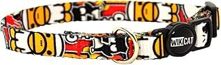 Wikipet Skaterwind Kedi Boyun Tasması, Boğulma Önleyici Kilitli, Zil Hediyeli