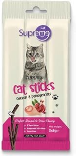 Supreme Cat Sticks Tavuklu ve Narlı Kedi Ödül Çubukları 3x5gr