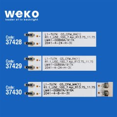 6775 37428X6 37429X6 37430X6  BN96-50310A BN96-50311A BN96-50312A  18 ADET LED BAR
