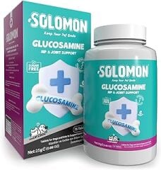 Solomon Glucosamine Tablet (Kedi ve Köpekler için Eklem ve Kas Destekleyici Glukozamin Takviye Gıda 75 Tablet)