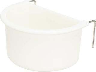 Trixie 5477 - Tel Destekli Plastik Asma Yemek Takımı, 75 ve 85 ml, Çeşitli Renkler, 2 Parça