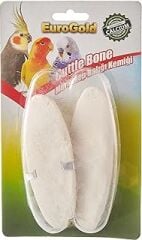 EuroGold 4513034 Kuşlar İçin Mürekkep Balığı Kemiği, Doğal Mineral Kaynağı, 2'li, 15 Cm