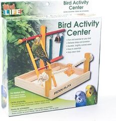 Penn-Plax Bird Life ahşap oyun parkı, muhabbet kuşları ve papağanlar için mükemmel, küçük