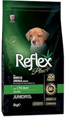 Reflex Plus Küçük&Mini Irk Tavuklu Yavru Köpek Maması 3 kg