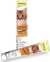 GimCat Anti-Hairball Duo, Kedi Macunu, Peynir+Malt, 50 gr