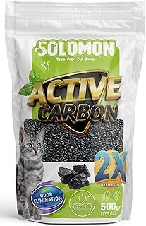 Solomon Active Carbon 500 Gr Koku Giderici - Kedi Kumu Aktif Karbon - Kedi Kumu Koku Giderici