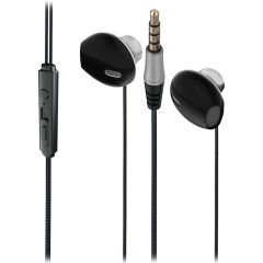 EH101 3.5MM JACKLI GÜMÜŞ TASARIMLI SİYAH KABLOLU KULAK İÇİ MİKROFONLU KULAKLIK
