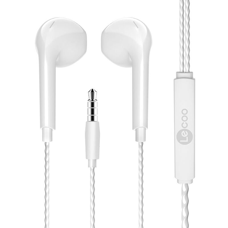 EH104W 3.5MM JACKLI KABLOLU KULAK İÇİ MİKROFONLU BEYAZ KULAKLIK