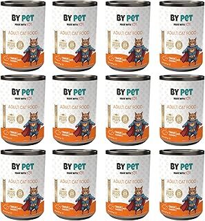 bypet Yetişkin Kediler İçin Tavuk Etli Konserve Yaş Mama 415 gr x 12 Adet