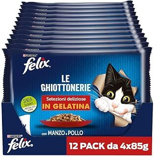 Felix Sığır Etli Kedi Yaş Maması Avantajlı Paket (4 x 85 gr) 48'li
