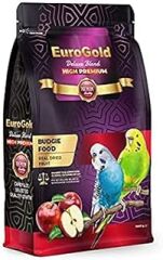 EuroGold Deluxe Blend Gerçek Elmalı Premium Muhabbet Kuşu Yemi, 1 Kg