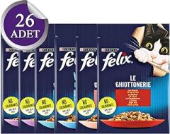 Felix Tavuk Etli Kedi Yaş Mama (26 x 85 gr)