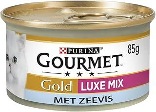 Gourmet Gold Çifte Lezzet Okyanus Balığı&Sebzeli Yaş Kedi Maması, 85 g