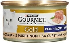 Gourmet Gold Kıyılmış Hindili Yaş Kedi Maması , Yetişkin Kediler (24 x 85 gr)