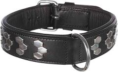 Trixie Köpek Boyun Tasması Gerçek Deri 45-55 cm 40 mm L Siyah