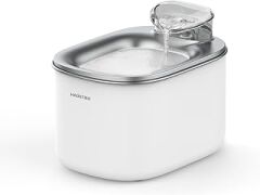 Haustier WF007L Otomatik Kedi Su Sebili,Kedi Su Çeşmesi, Su Şelalesi, Su Pınarı 3.5Lt Geniş Hazne, Bpa Içermez, Ultra Sessiz (Beyaz)