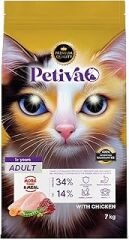 Petiva Yetişkin Kediler İçin Tavuk Etli Kuru Kedi Maması (7 Kg, Tavuk)