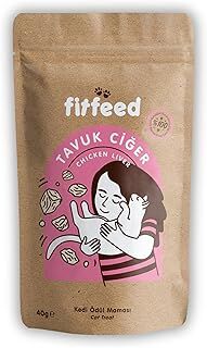 fitfeed Freeze-Dried Çiğ Tavuk Ciğer Kedi Ödülü 40g