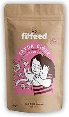fitfeed Freeze-Dried Çiğ Tavuk Ciğer Kedi Ödülü 40g