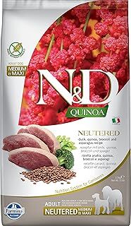 N&D Quinoa Tahılsız Ördek, Brokoli & Kuşkonmaz Kısırlaştırılmış Yetişkin Medium Maxi
