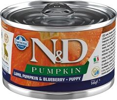 N&D Pumpkın Kuzu & Yaban Mersini Puppy 140 Gr