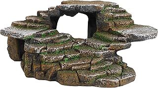Penn-Plax Shale Step Ledge and Cave Hide-Out Akvaryum, Suni Reçine