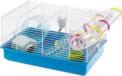 Ferplast Hamster kafesi, Paula kemirgen kafesi, küçük hayvan kafesi, hamster aksesuarı dahil, 46 x 30 x Y 25 cm.