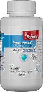 Biofeline Immune C Tablet ve Kedi ve Köpekler İçin Bağışıklık Sistemi Desteği ve 75 Tablet