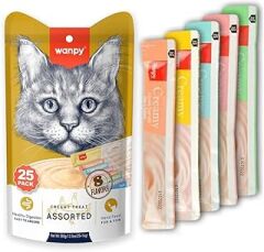 Wanpy Karışık Sıvı Kedi Ödülü RA-Mİ x (25 x 14 gr)