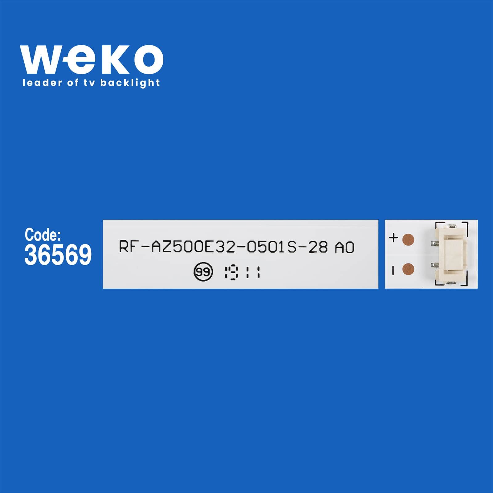5680 36569X10 JL.D50051235-202AS-M RF-AZ500E32-0501S-28  10 ADET LED BAR