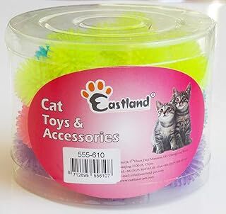 Beeztees Eastland 555610 Kediler İçin Oyuncak Top, 3 Cm, 40 Adet