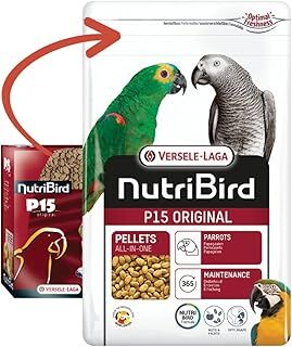 Verselelaga Nutribird P15 Original Papağan Pelet Yem 1 Kg, 810-422125