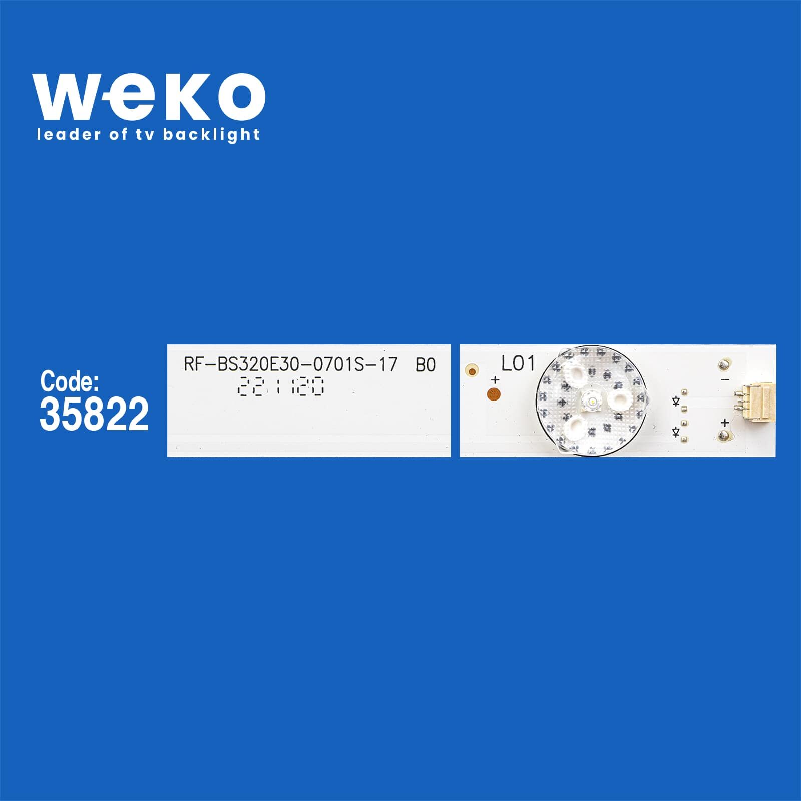 5813 35822X2 RF-BS320E30-0701S-17B0 2 ADET LED BAR
