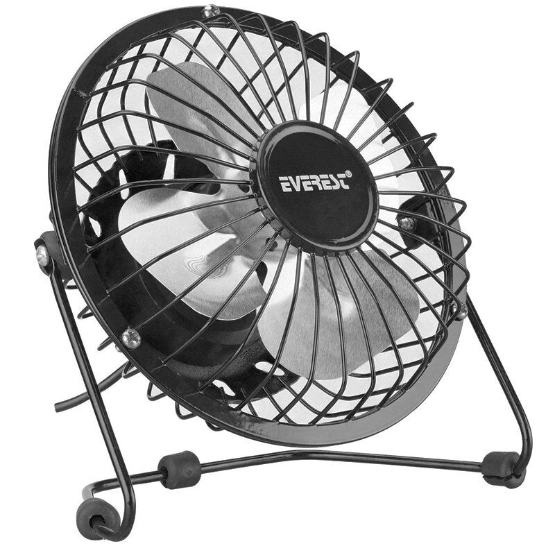 EFN-482 MASAÜSTÜ METAL SİYAH USB FAN