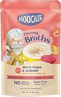 Moochie Çorba Kedi Ödülü Ton-Karides, 40 Gr, 16 Adet